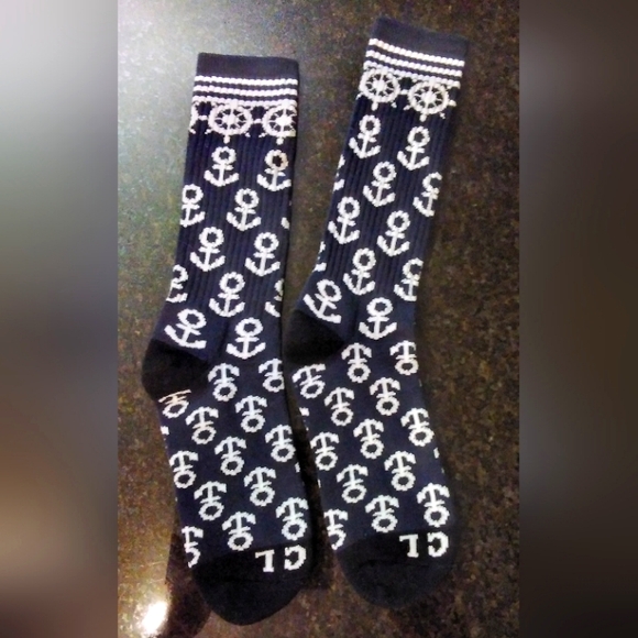 New East Coast Lifestyle Anchor Socks - Picture 2 of 2
